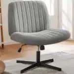 Chaise de bureau ergonomique sans roulettes 7