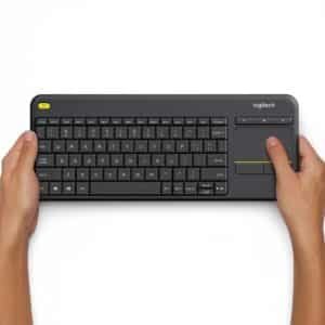 Clavier ergonomique avec souris intégrée