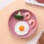 Assiette en Silicone de qualité alimentaire pour enfants, 1 pièce, plats à ventouse antidérapants, bol d'alimentation pour tout-petits, accessoires pour nouveau-nés sans BPA 6