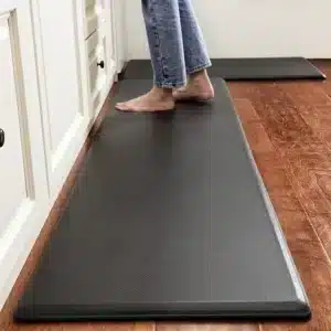 Tapis de cuisine rembourré Anti-Fatigue, imperméable, antidérapant, confortable, en mousse, sur pied 1