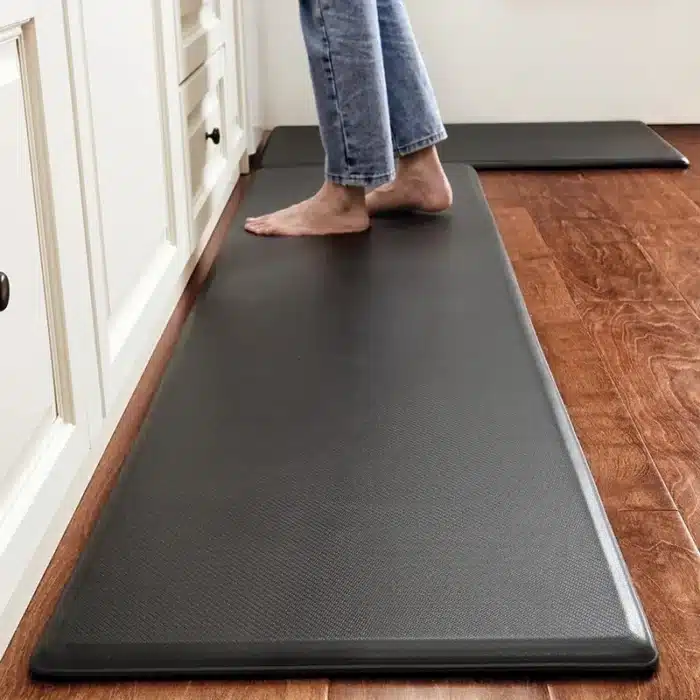 Tapis de cuisine rembourré Anti-Fatigue, imperméable, antidérapant, confortable, en mousse, sur pied 1