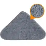 Vadrouille murale à long manche 360 °   Vadrouille de nettoyage murale triangulaire rotative en microfibre, nettoyeur de poussière sèche et humide réglable pour sol 15