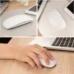 Xiaomi – souris sans fil noire, silencieuse, Rechargeable, adaptée à Ipad/mac, Ultra légère, ergonomique 10