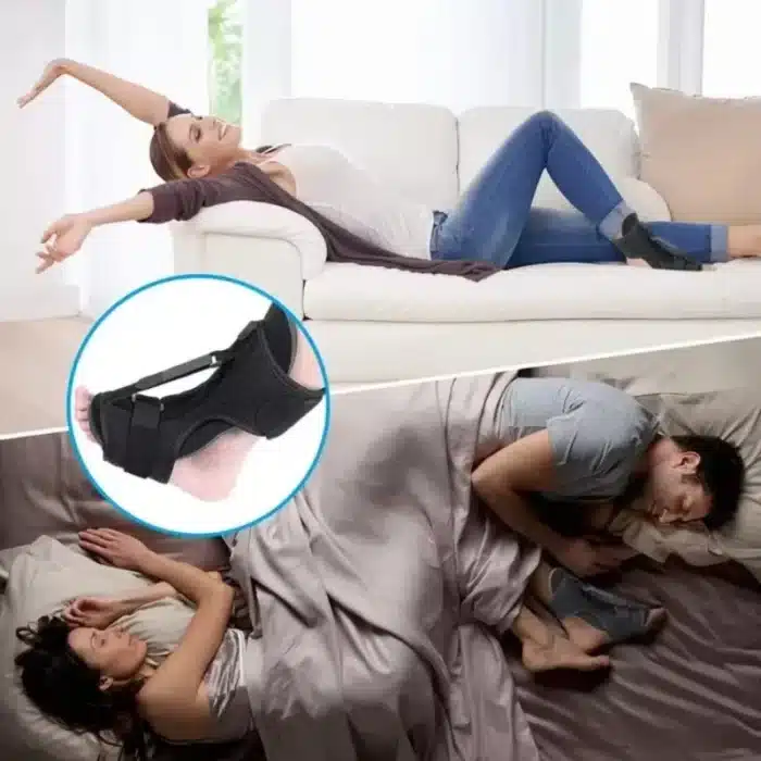 Orthèse de goutte de pied de compression de soutien de rinçage, orthose de Varus, plantaire, fascia, partenaires génitaux, assistance de pied, chaussettes réglables 4