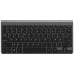 Clavier sans fil Ultra mince, disposition AZERTY, multimédia, français, à faible bruit, pour ordinateur portable, bureau, Windows, Smart TV 6