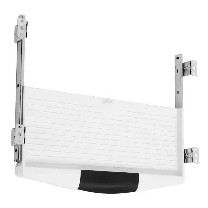 Support clavier coulissant sous bureau 5