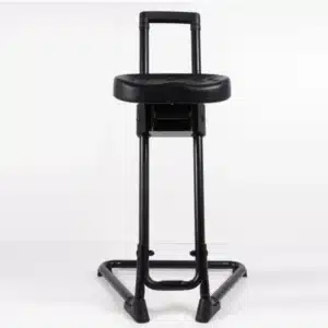 Tabouret ergonomique assis-deboutChaise de travail debout, coussin de siège élévateur, réglage d'inclinaison, chaise debout auxiliaire 7