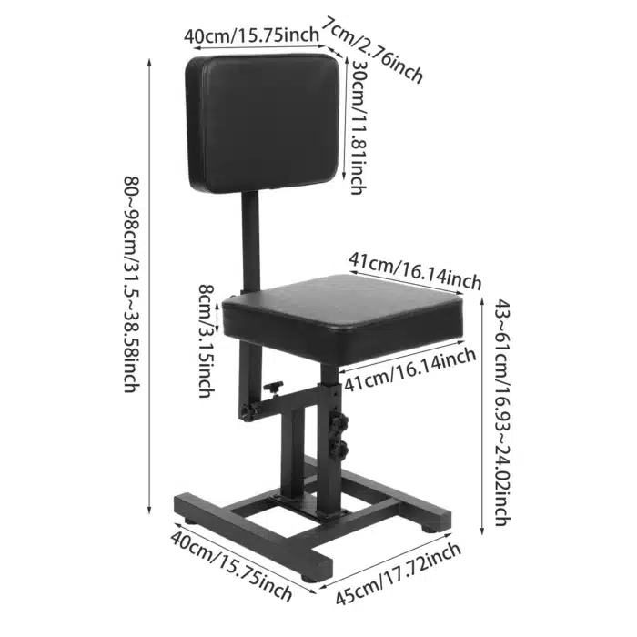 Siege d'atelier ergonomique 6