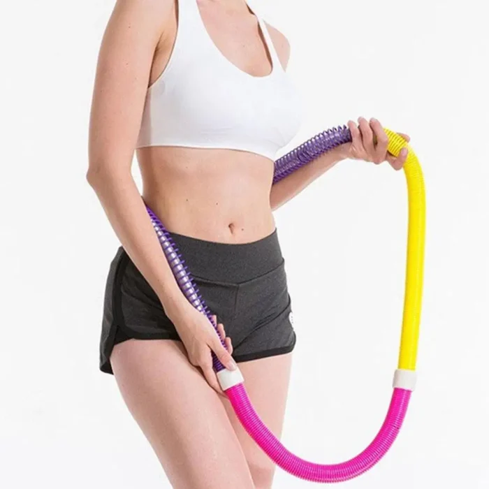 Ressort lesté cadre en acier Segments pliables Protection taille ergonomique Protection de la colonne vertébrale femmes maison gymnase Fitness ressort souple 4