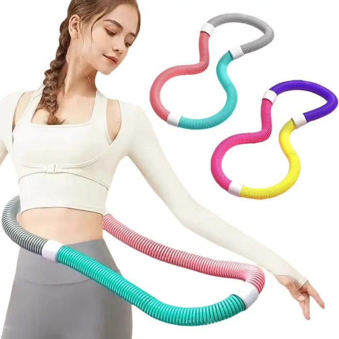 Ressort lesté cadre en acier Segments pliables Protection taille ergonomique Protection de la colonne vertébrale femmes maison gymnase Fitness ressort souple 6