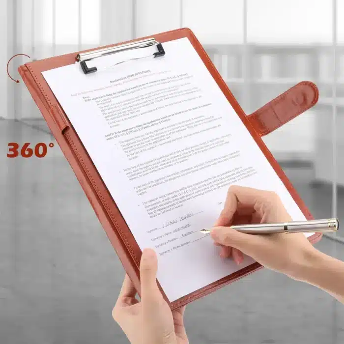 Porte document a4 cuir 4